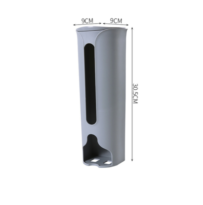 Wall Hanging Garbage Bag Storage Box, Kitchen Plastic Bag Holder & Organizer for Bathroom, Trash Bag Dispenser