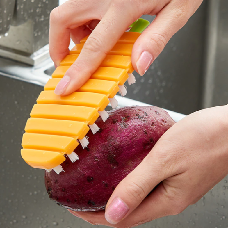 Bendable Fuller Potato Scrubbing Brush
