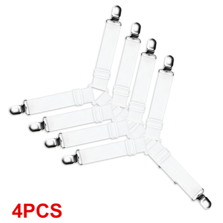 Strong Bed Sheet Gripper Clips No Slip Holder for Mattress Covers