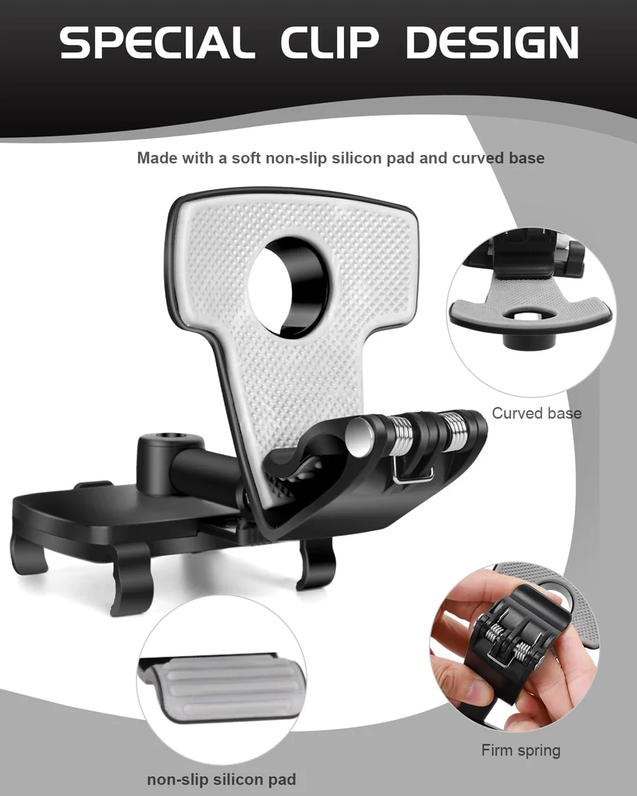 Adjustable Car Phone Holder for Dashboard and Windshield