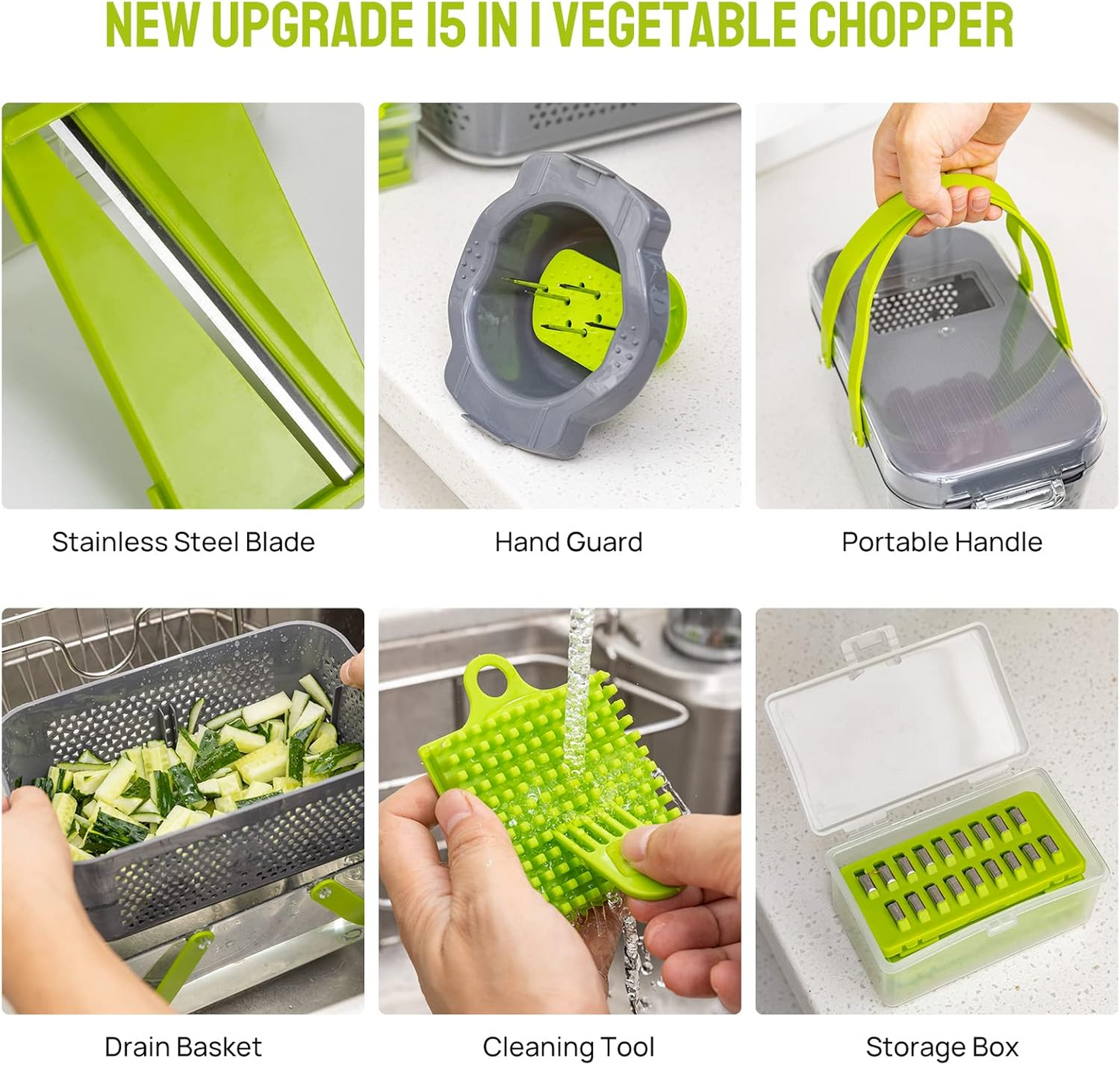 18 in 1 Vegetable Slicing and Chopping Tool