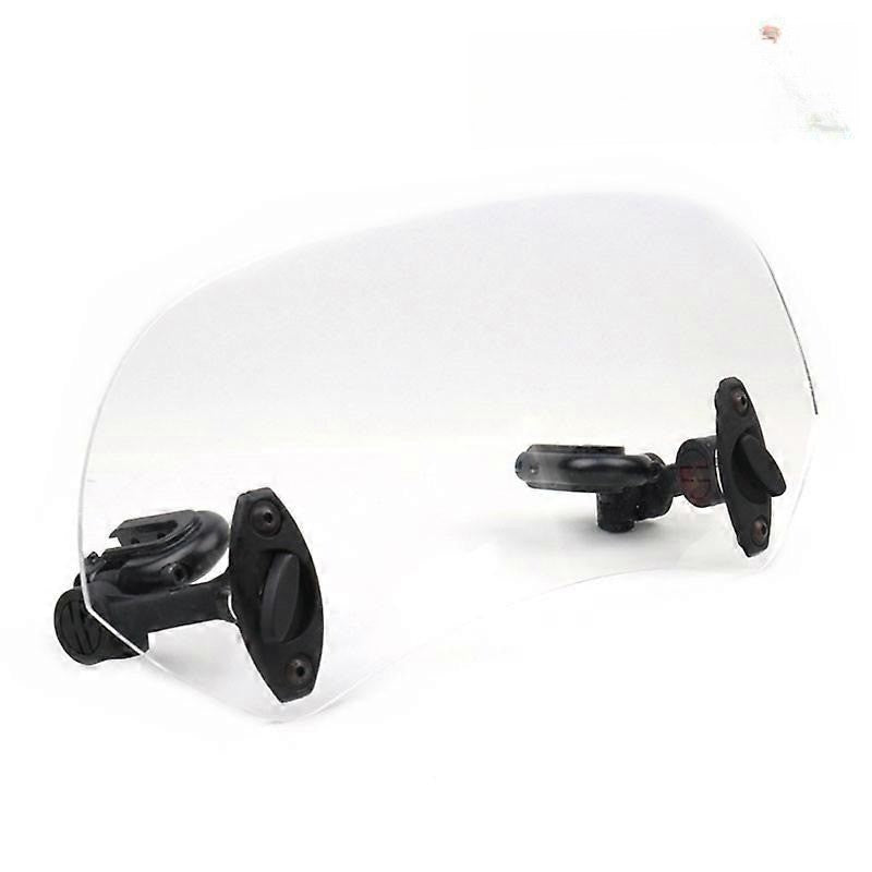 Adjustable Motorcycle Windshield Extension for Extra Wind Protection