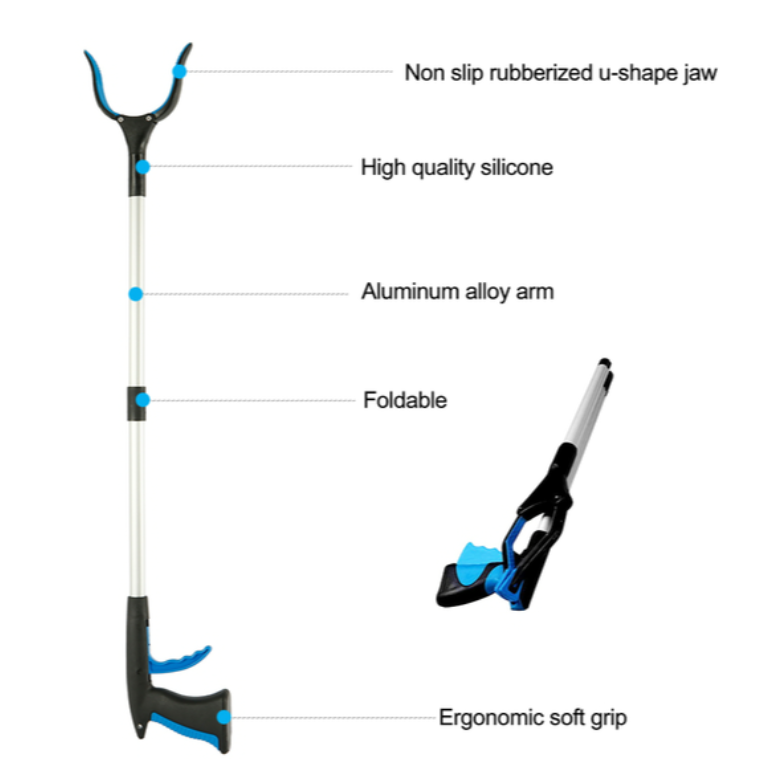 Heavy-Duty Grabber Stick Tool: Portable, Rotatable, Lightweight, and Ultimate Solution for Hard-to-Reach Places