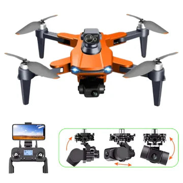 8K HD Pro Drone with Dual Camera, GPS, Brushless Motors