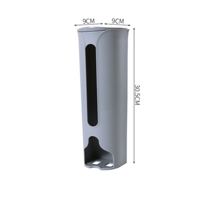 Wall Hanging Garbage Bag Storage Box, Kitchen Plastic Bag Holder & Organizer for Bathroom, Trash Bag Dispenser