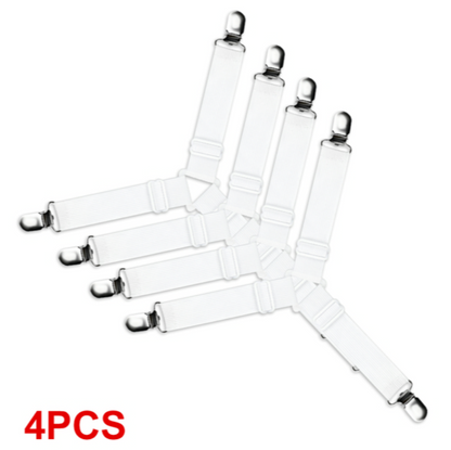 Strong Bed Sheet Gripper Clips No Slip Holder for Mattress Covers