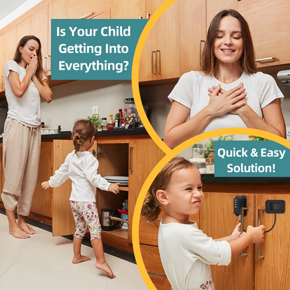Refrigerator Door Lock with Combination Code for Child Safety