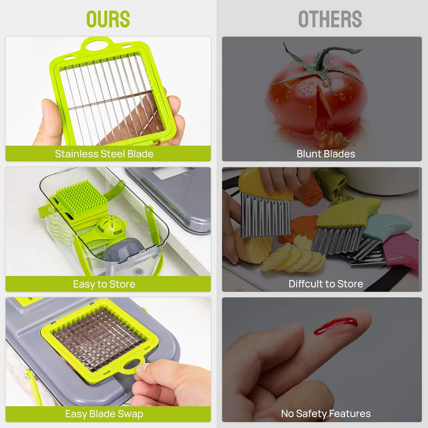18 in 1 Vegetable Slicing and Chopping Tool