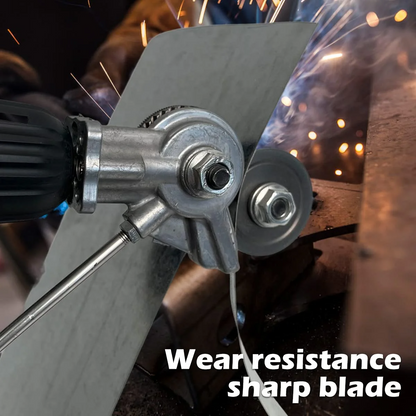Electric Drill Sheet Metal Cutter Attachment