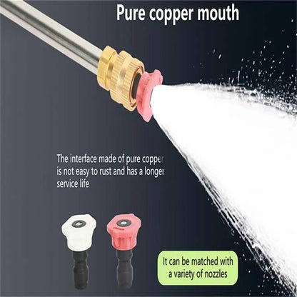 Cordless Portable High Pressure Spray Water Gun Set | Ideal for Cleaning Cars, Patios & Garden Furniture