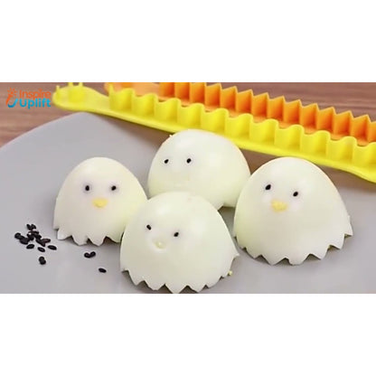 2 Pc Lace Boiled Egg Cutter