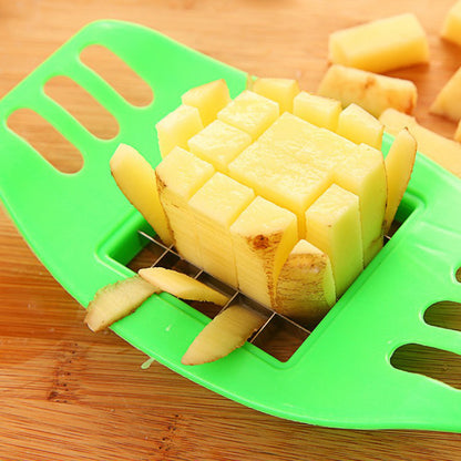 Efficient Stainless Steel Potato Slicer & Cutter for Crisp Chips: Kitchen Essential