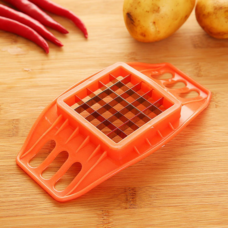 Efficient Stainless Steel Potato Slicer & Cutter for Crisp Chips: Kitchen Essential