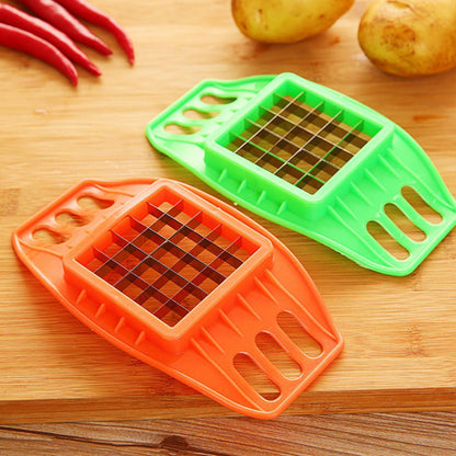 Efficient Stainless Steel Potato Slicer & Cutter for Crisp Chips: Kitchen Essential