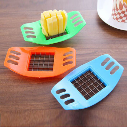 Efficient Stainless Steel Potato Slicer & Cutter for Crisp Chips: Kitchen Essential