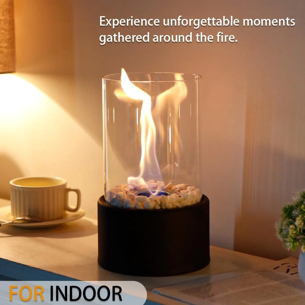 Portable Glass Tabletop Fireplace