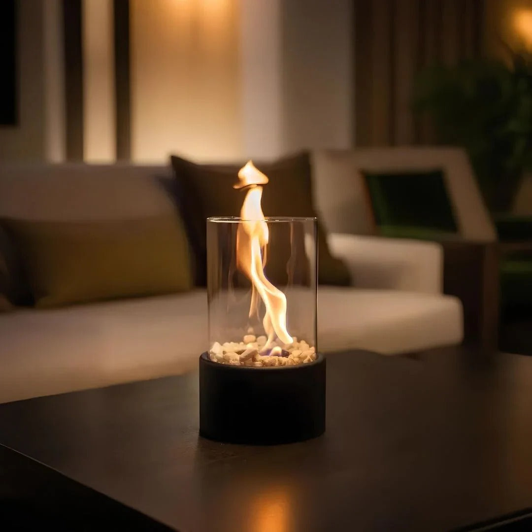 Portable Glass Tabletop Fireplace