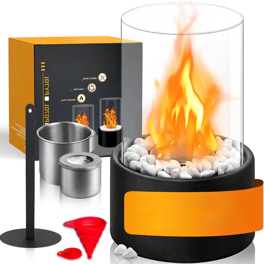 Portable Glass Tabletop Fireplace