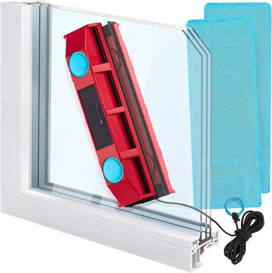 Double Sided Magnetic Window Cleaner for Streak Free Glass