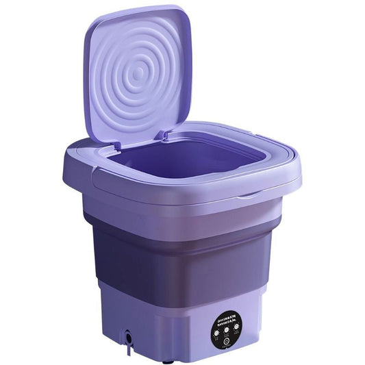 Portable Clothes Washer with Built-In Spin Dryer