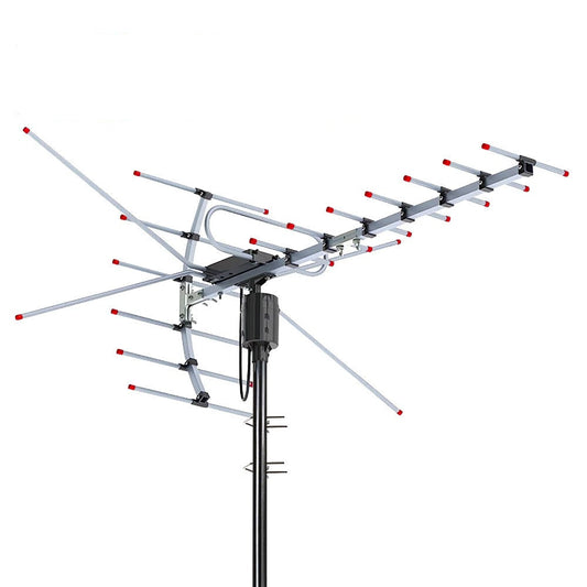 Extra-Range Outdoor Digital Antenna with 360° Rotation for HD Channels