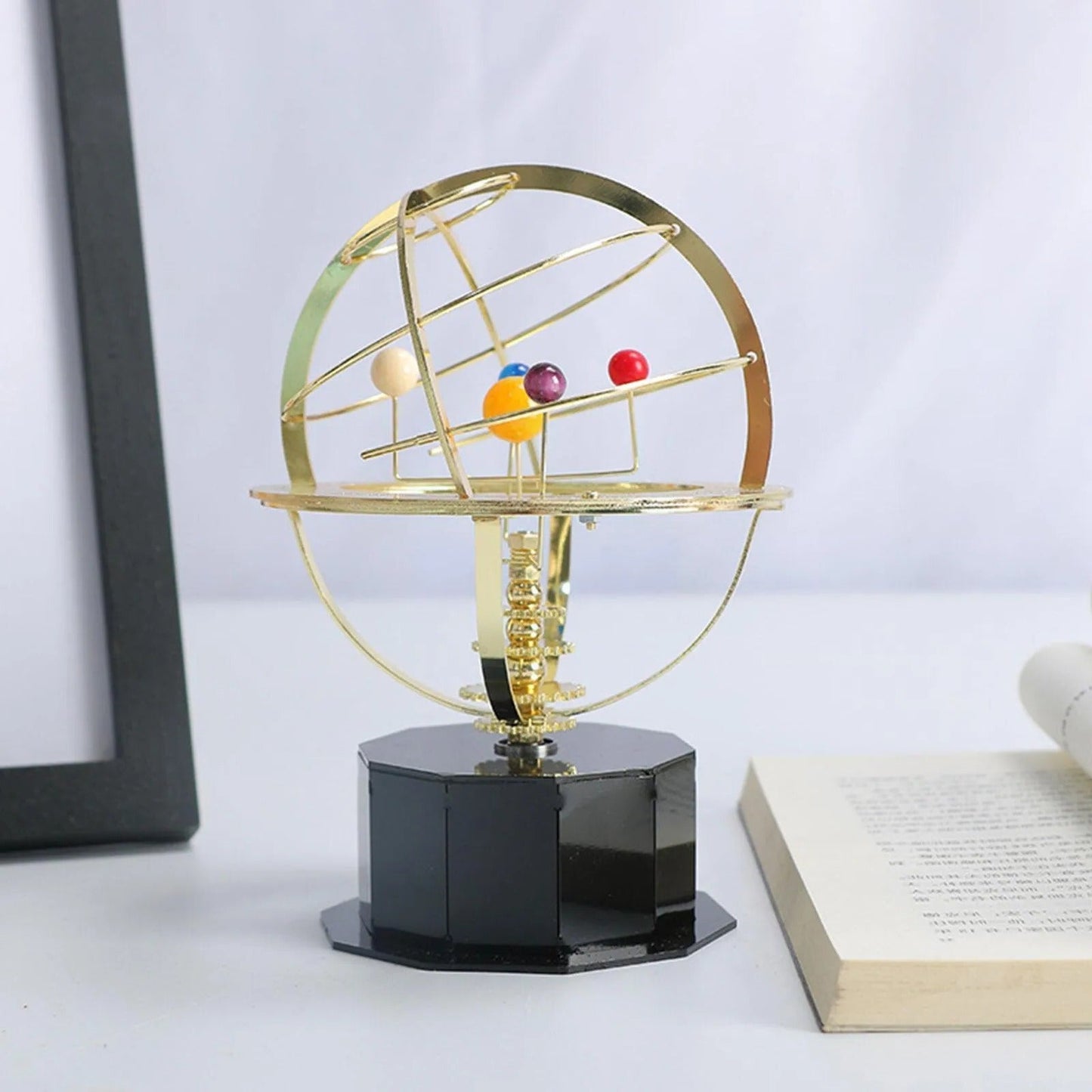 Grand Solar System Orrery Model Planetary Display