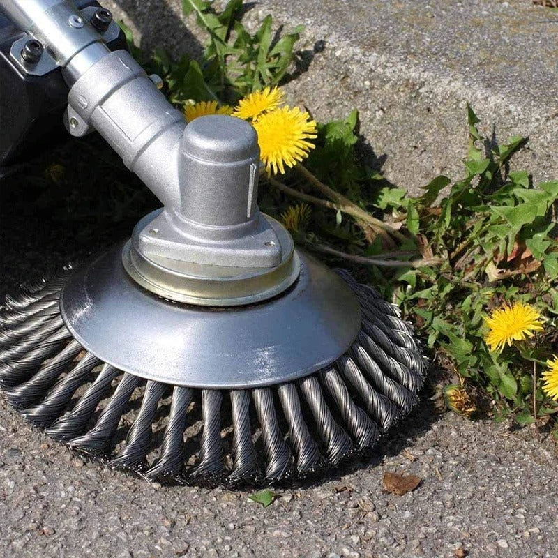 Heavy Duty Steel Trimmer Blade Round Edge Weed Cutter