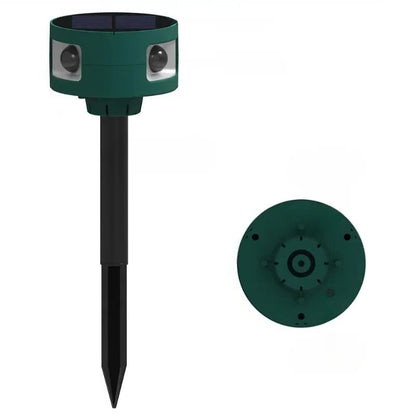 Solar Powered Bird Repeller with Flashing LED Light