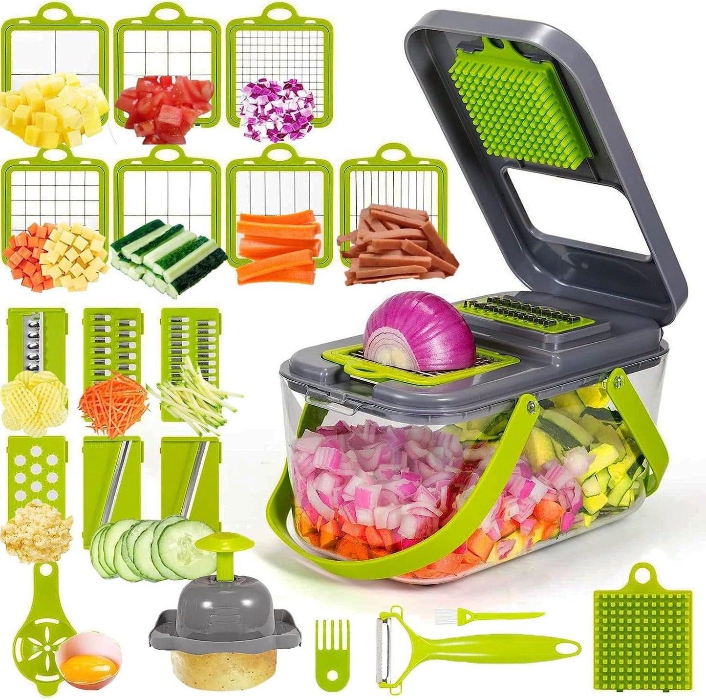 18 in 1 Vegetable Slicing and Chopping Tool
