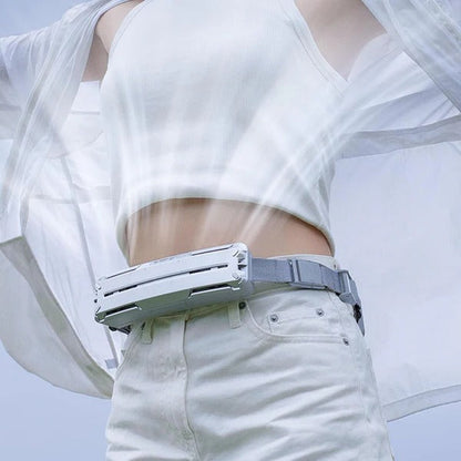 Portable Hands Free Waist Fan Travel Cooling Belt