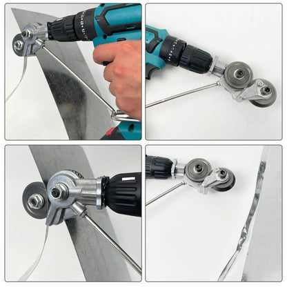 Electric Drill Sheet Metal Cutter Attachment