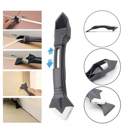 3-in-1 Caulk Remover - The #1 silicone caulking tool