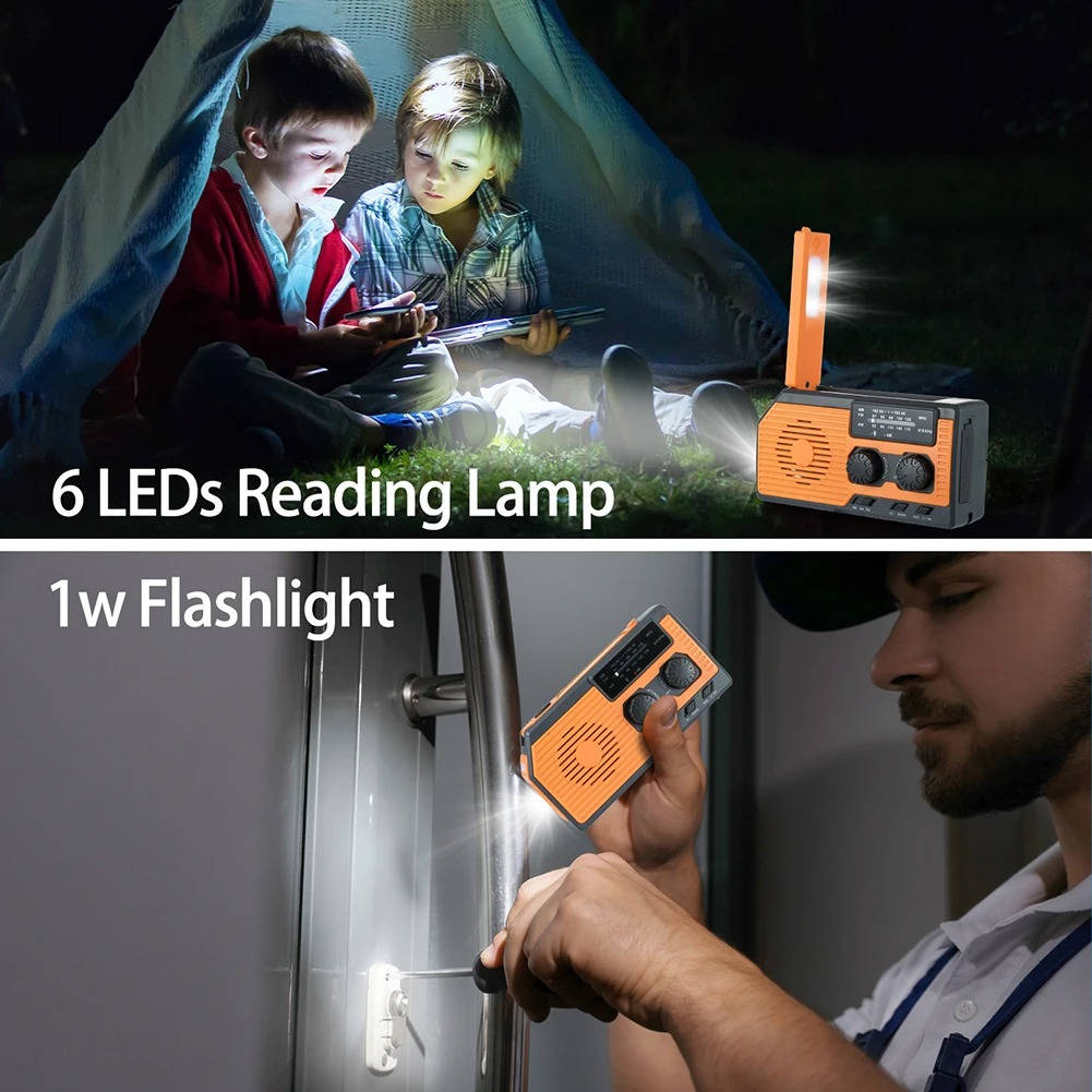 Solar Hand Crank Emergency Radio