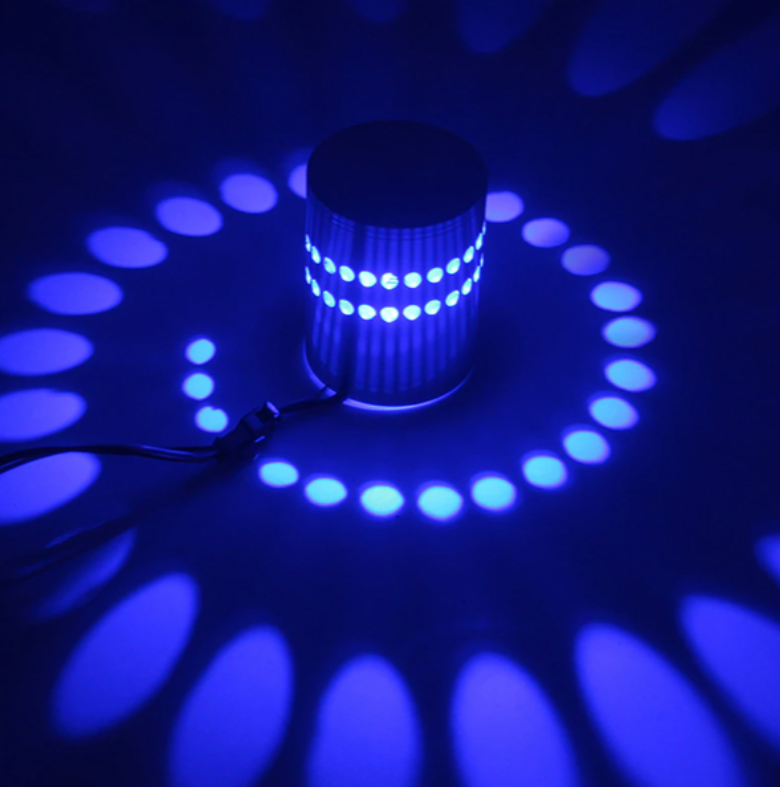 Spiral Lighting Effect LED Wall Lamp
