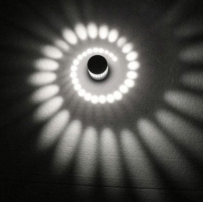 Spiral Lighting Effect LED Wall Lamp